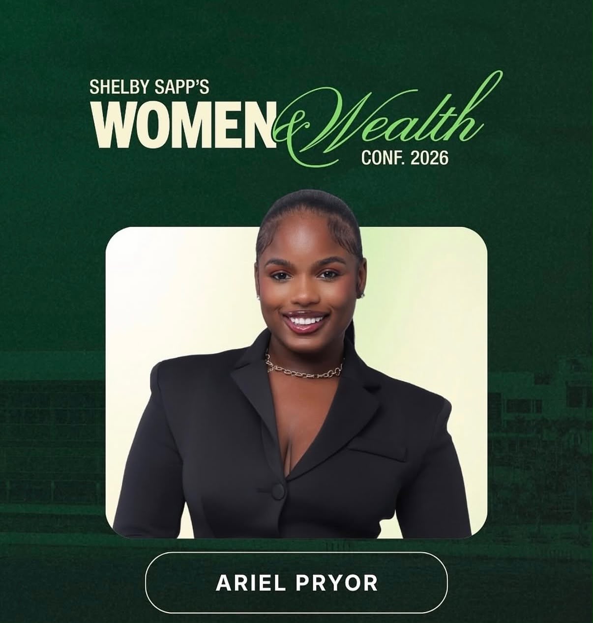 Ariel Pryor at the Women & Wealth Conference 2026