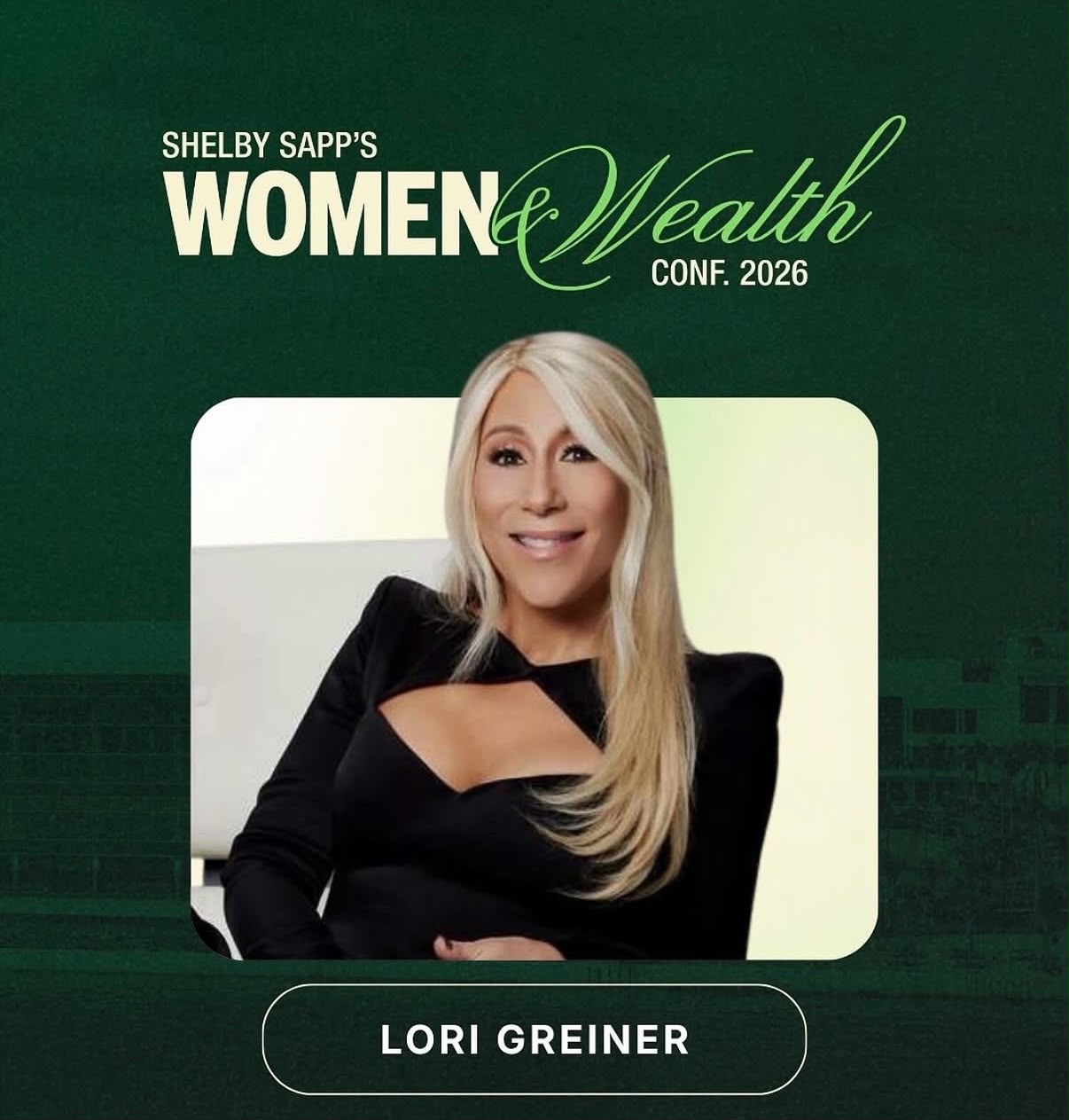 Lori Greiner at the Women & Wealth Conference 2026